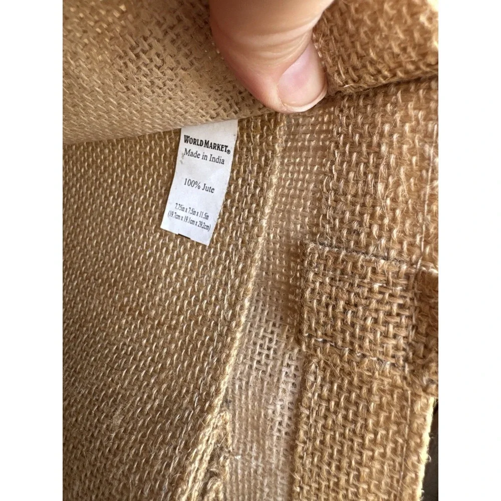 Four Bottles Burlap Bag Jute Wine‎ Gift Bag Bag World Market Explorer